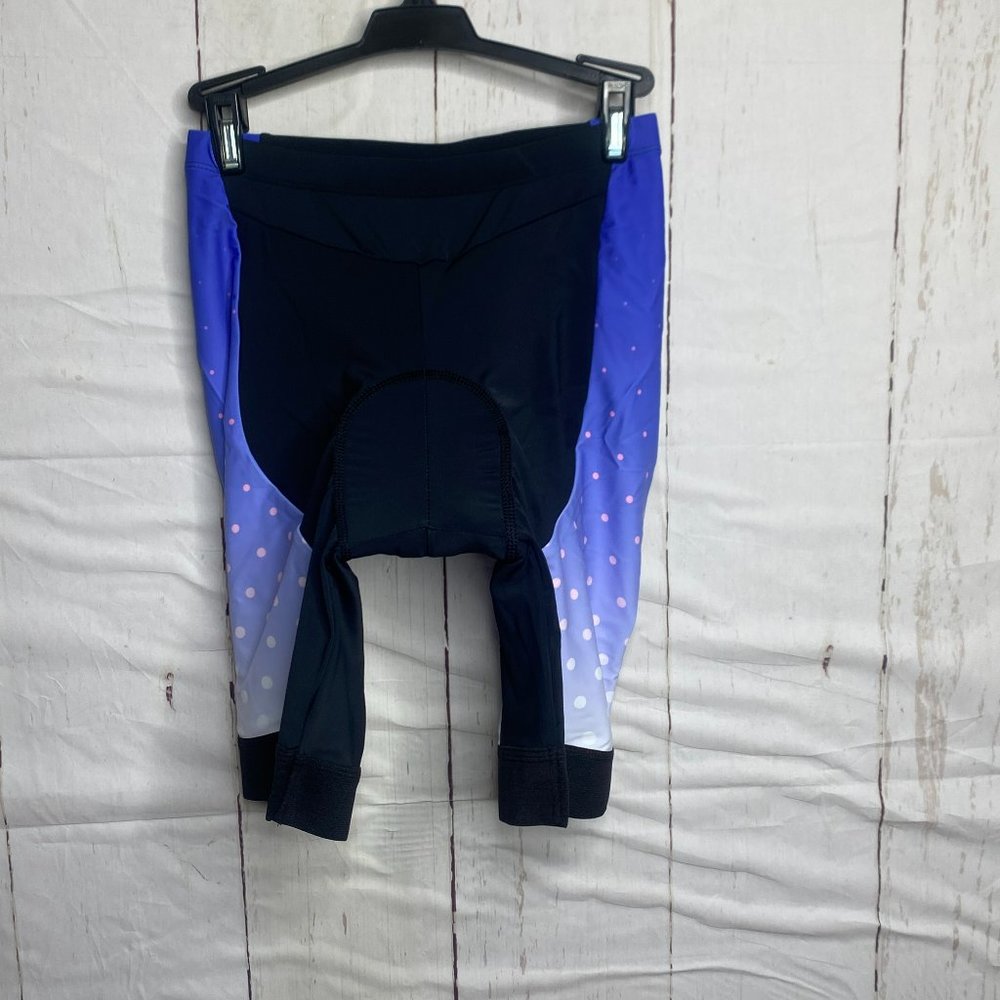 Beroy Womens Padded Cycling Shorts Purple L NWT